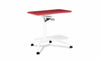 Sit or Stand Adjustable Office Desk in Blue, Red, Orange, or Green