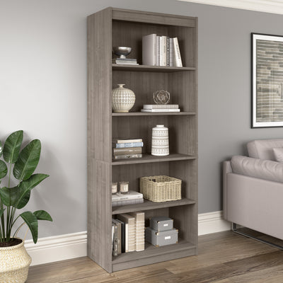 65" Silver Maple L-Shaped Desk