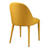 Fabric-Covered Yellow Guest or Conference Chair (Set of 2)