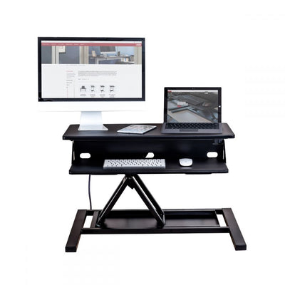 Black Electric Motor Desk Riser
