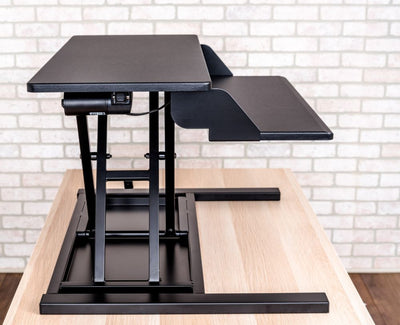 Black Electric Motor Desk Riser