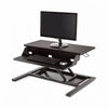 Sleek Black Desk Riser w/ Pneumatic Lift
