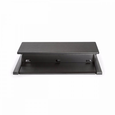 Sleek Black Desk Riser w/ Pneumatic Lift