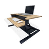 Wood Veneer Desk Riser w/ Pneumatic Lift