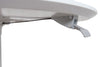Classic 31" Round White Meeting Table w/ Pneumatic Lift