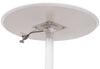 Classic 31" Round White Meeting Table w/ Pneumatic Lift