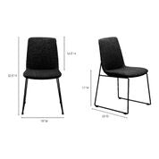 Low-Profile Black Guest or Conference Chair (Set of 2)