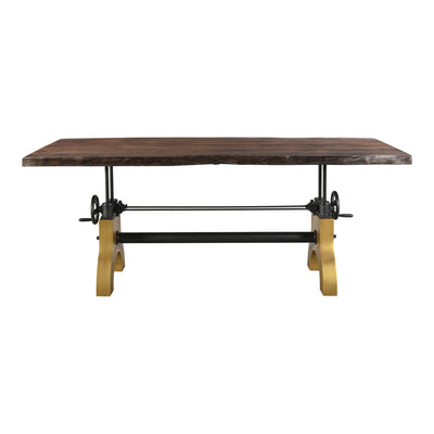 94" Solid Acacia Conference Table with Adjustable Height (31" - 41" H)