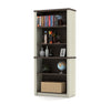 White & Antigua Desk/Hutch with Included Height-Adjustable Side