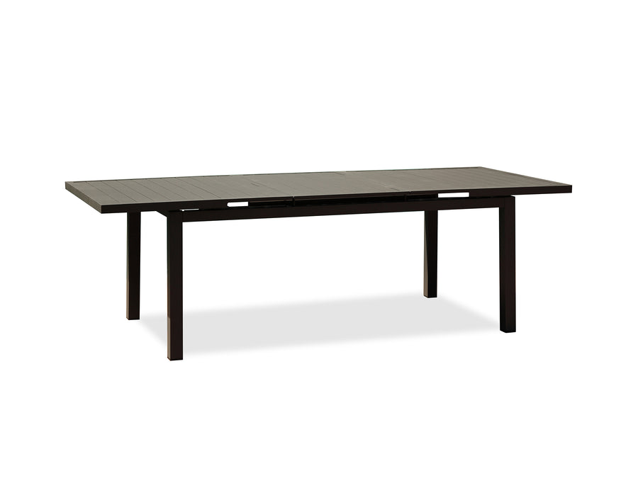 71"-94" Modern Dark Gray Powder-Coated Aluminum Desk or Conference Table