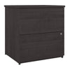 28" 2-Drawer Locking File Cabinet in Charcoal Maple