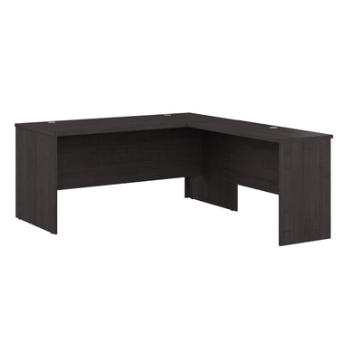 65" Charcoal Maple L-Shaped Desk