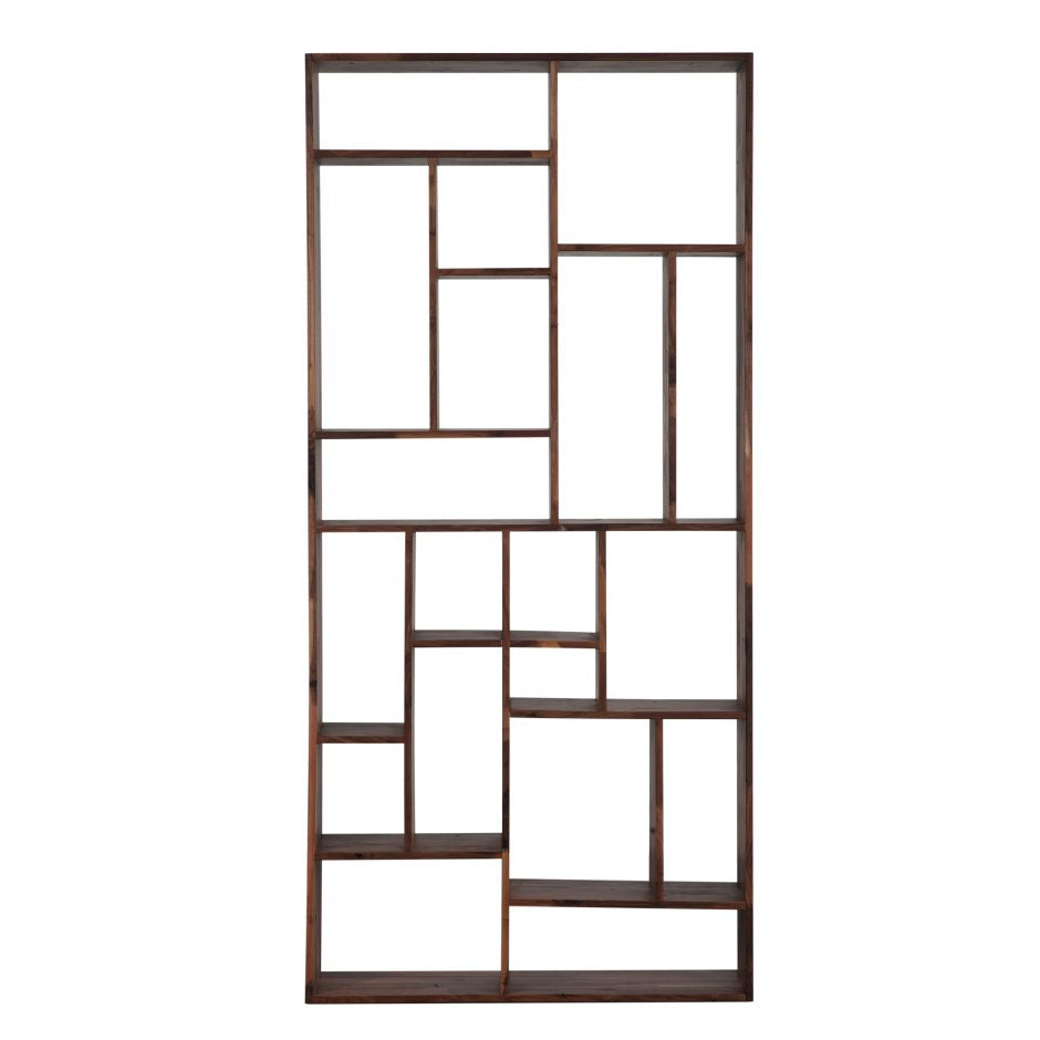 41" Solid Reclaimed Walnut Bookshelf Unit