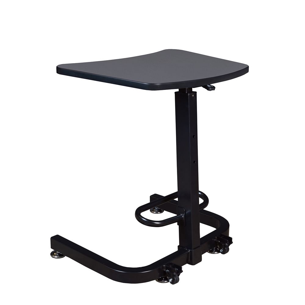 Compact 26" Sit-Stand Desk with Height Adjustment in Gray