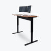 48" Wood Veneer Standing Office Desk w/ Pneumatic Lift