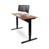 48" Wood Veneer Standing Office Desk w/ Pneumatic Lift
