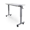 Modern 71" White Flip-Top Standing Office Desk or Workstation