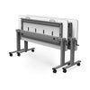 Modern 71" White Flip-Top Standing Office Desk or Workstation