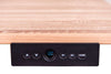59" Standing Desk w/ White Oak Veneer Top, Electric Height Adjustment