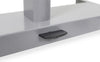 29" White Workstation or Office Desk w/ Wheels & Pneumatic Height Adjustment