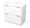 Premium White Lateral File Cabinet with Lock