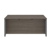 71" Executive Desk in Bark Gray and Slate