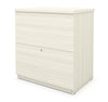 White Chocolate Premium Modern U-shaped Desk with Hutch